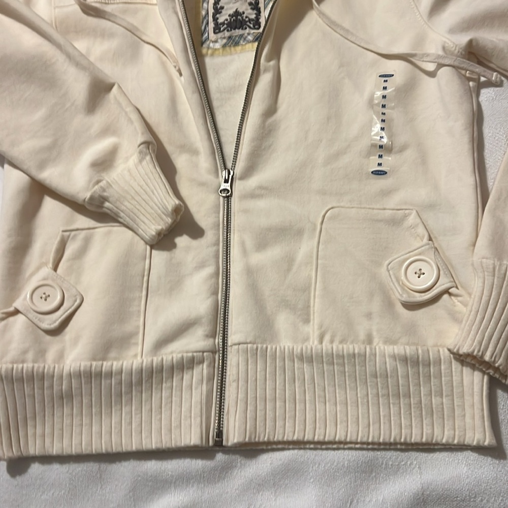 NWT Old Navy yellow zip up - Picture 5 of 7